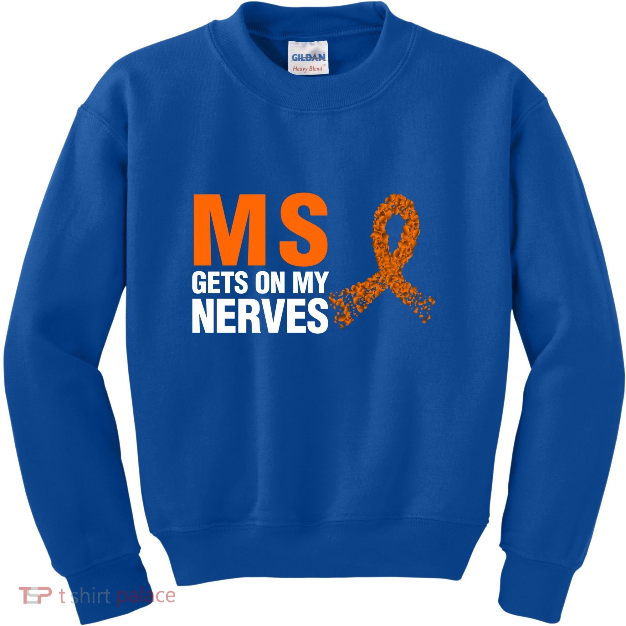 Ms Gets On My Nerves Multiple Sclerosis Cool Gift Kids Sweatshirt