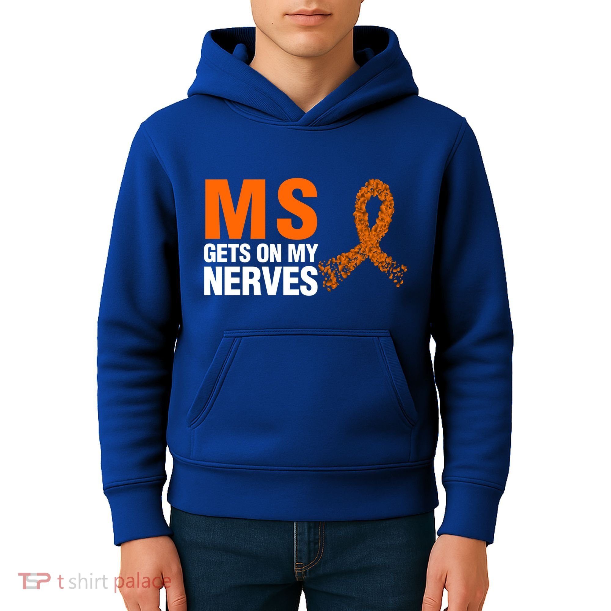 Ms Gets On My Nerves Multiple Sclerosis Cool Gift Kids Hoodie