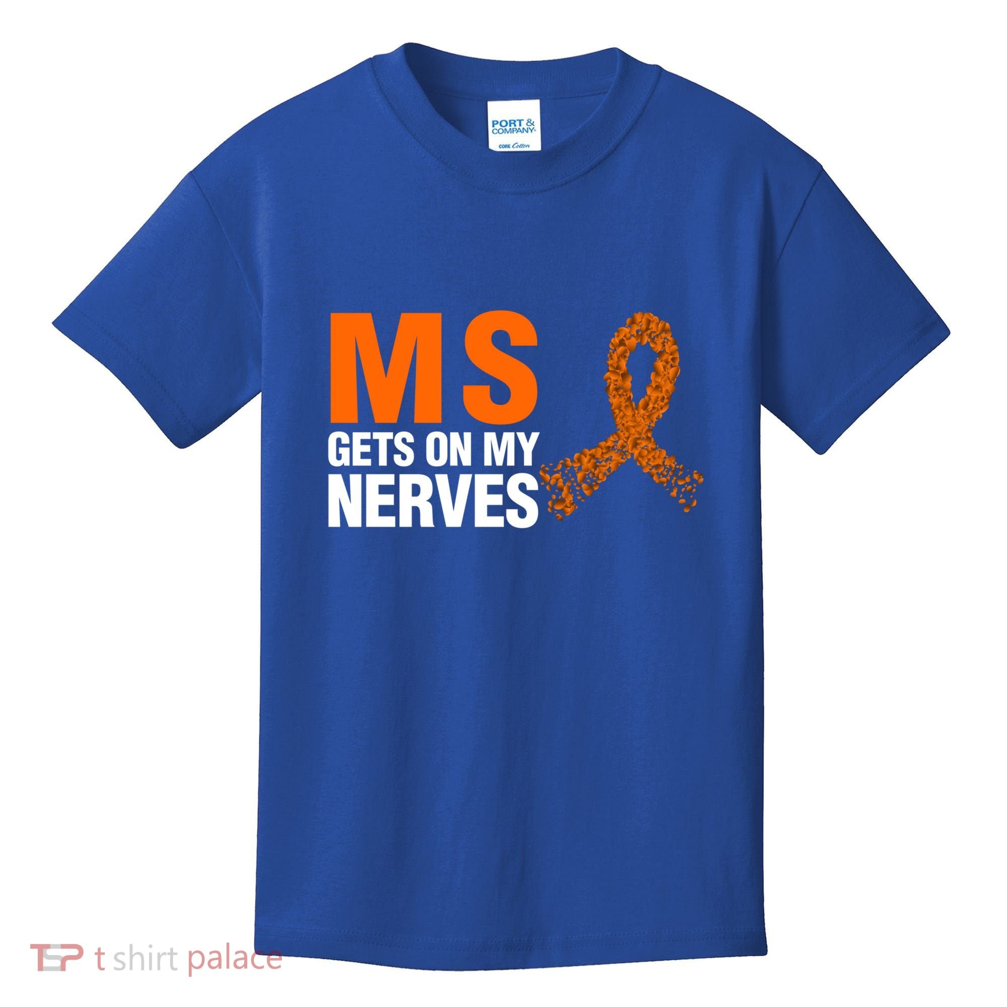 Ms Gets On My Nerves Multiple Sclerosis Cool Gift Kids T-Shirt