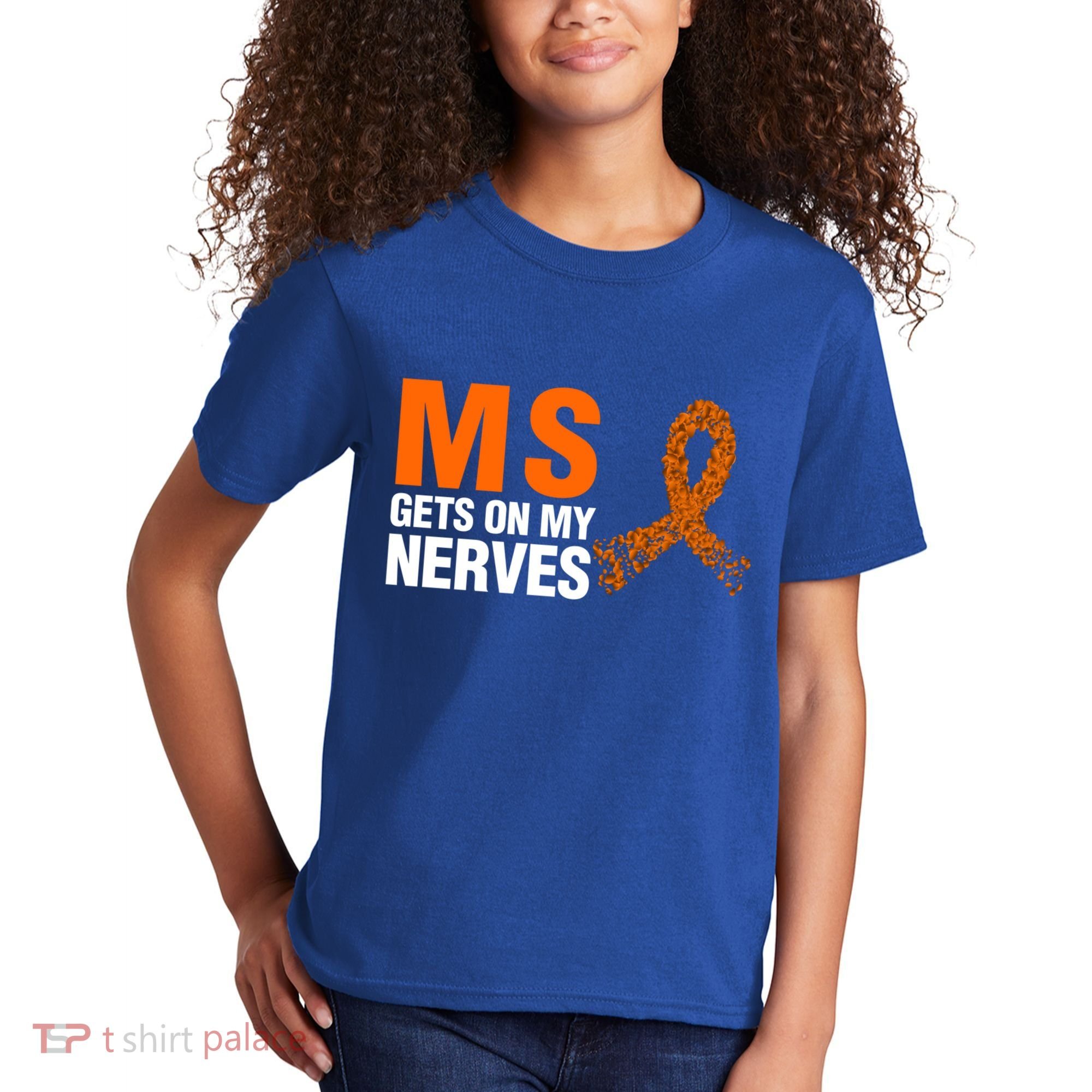 Ms Gets On My Nerves Multiple Sclerosis Cool Gift Kids T-Shirt