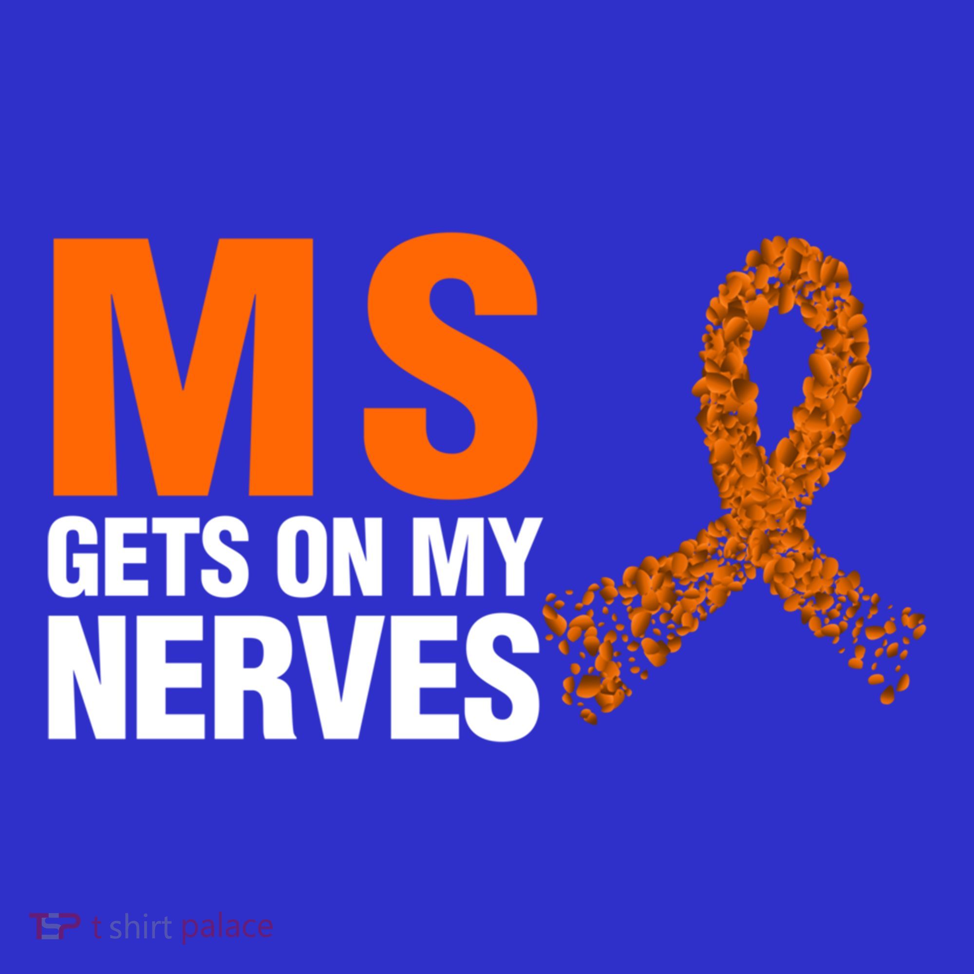 Ms Gets On My Nerves Multiple Sclerosis Cool Gift Kids T-Shirt