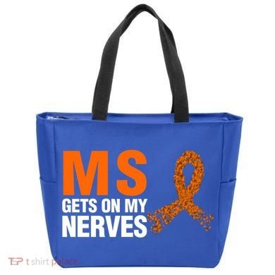 Ms Gets On My Nerves Multiple Sclerosis Cool Gift Tote Bag