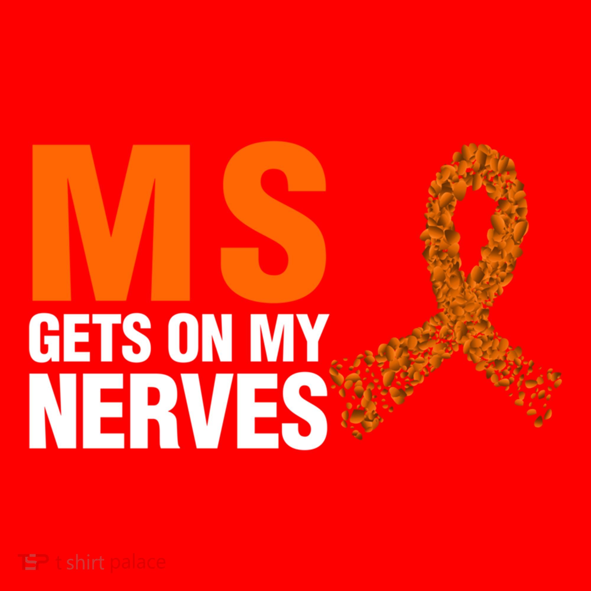 Ms Gets On My Nerves Multiple Sclerosis Cool Gift Santa Hat