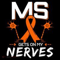 Ms Gets On My Nerves Multiple Sclerosis Awareness Survivor Cool Gift Bucket Hat thumb 4