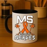 Ms Gets On My Nerves Multiple Sclerosis Awareness Survivor Cool Gift Coffee Mug thumb 4