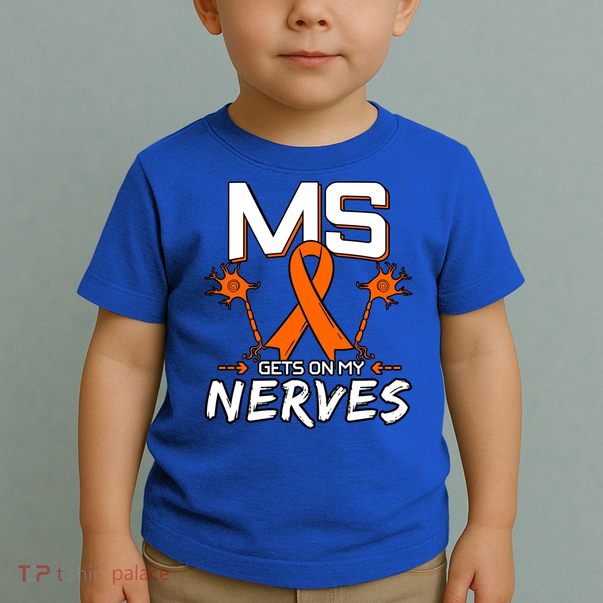 Ms Gets On My Nerves Multiple Sclerosis Awareness Survivor Cool Gift Toddler T-Shirt