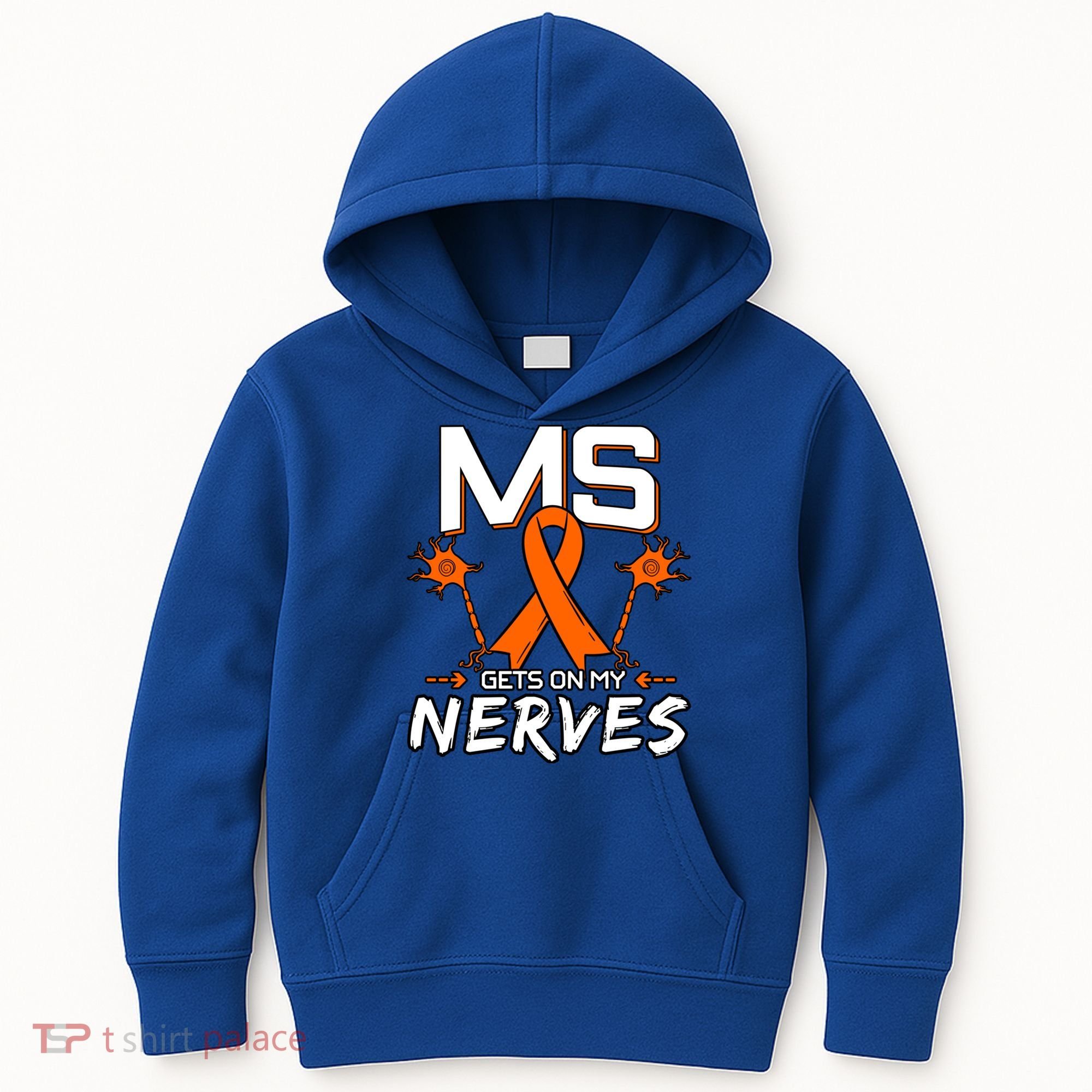 Ms Gets On My Nerves Multiple Sclerosis Awareness Survivor Cool Gift Kids Hoodie