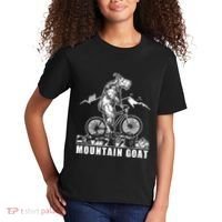 Mountain Goat On A Mountain Bike Cool Kids T-Shirt thumb 2