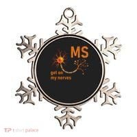 MS Get On My Nerves Neuron Humor Awareness Humor Neurons Ornament thumb 0