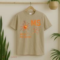 MS Get On My Nerves Neuron Humor Awareness Humor Neurons T-Shirt thumb 2