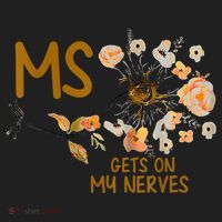 MS Gets On My Nerves Multiple Sclerosis Awareness Women's Sweatshirt thumb 2