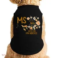 MS Gets On My Nerves Multiple Sclerosis Awareness Doggie Tank thumb 0