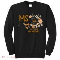 MS Gets On My Nerves Multiple Sclerosis Awareness Sweatshirt thumb 0