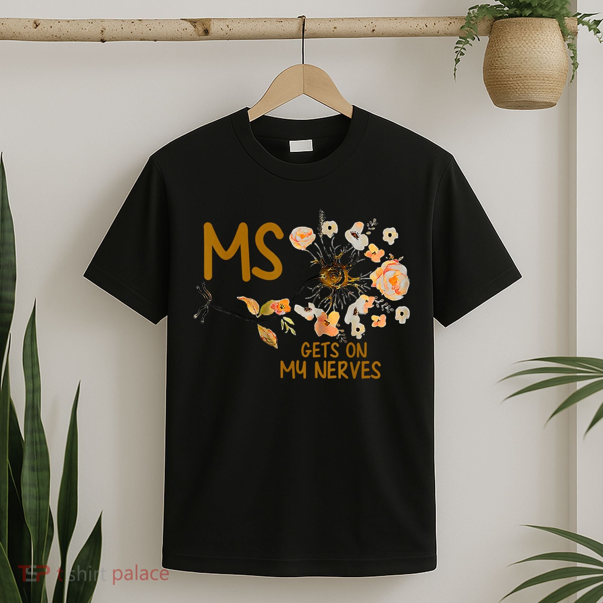 MS Gets On My Nerves Multiple Sclerosis Awareness T-Shirt