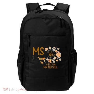 MS Gets On My Nerves Multiple Sclerosis Awareness Backpack