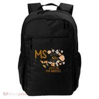 MS Gets On My Nerves Multiple Sclerosis Awareness Backpack thumb 0
