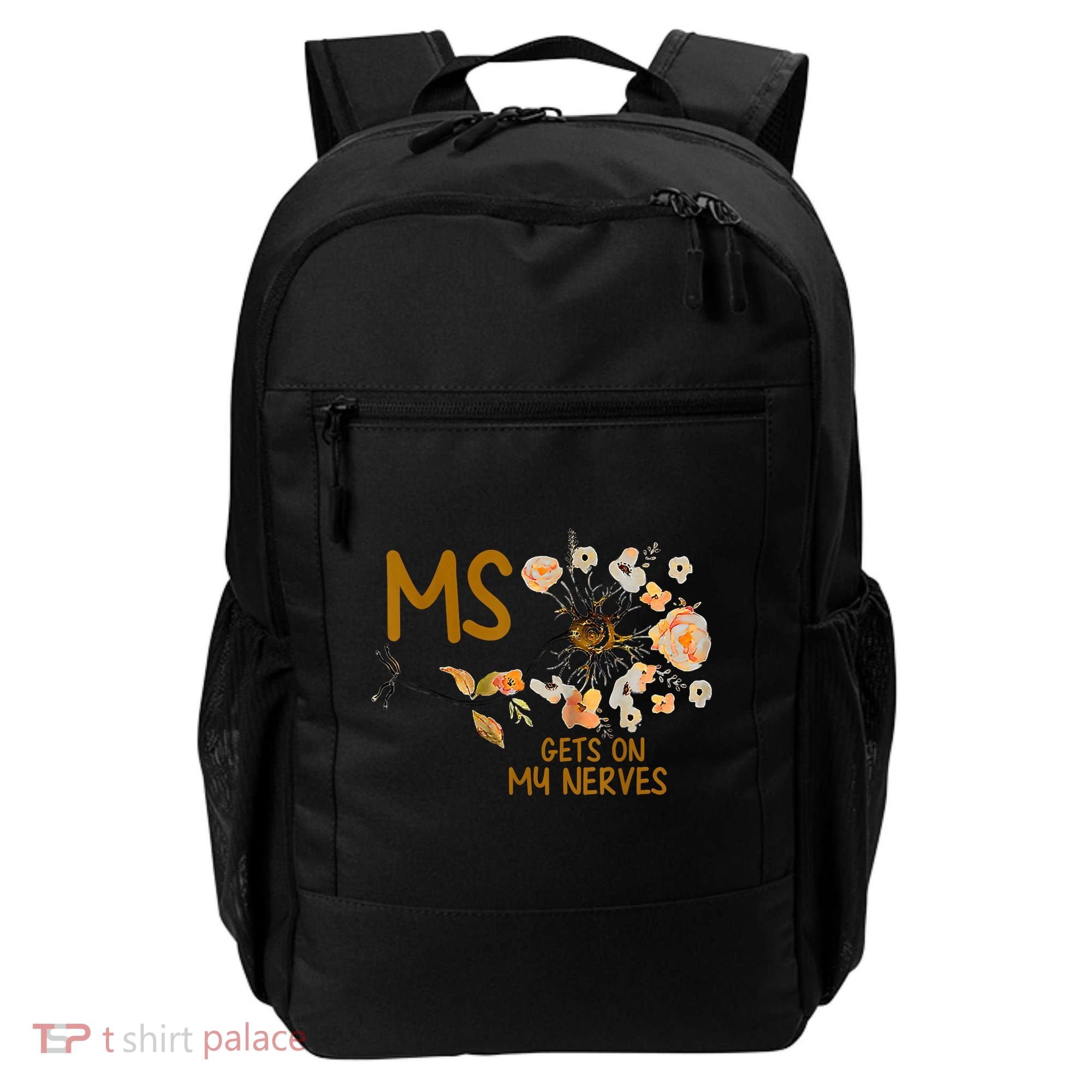 MS Gets On My Nerves Multiple Sclerosis Awareness Backpack