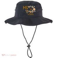 MS Gets On My Nerves Multiple Sclerosis Awareness Bucket Hat thumb 0