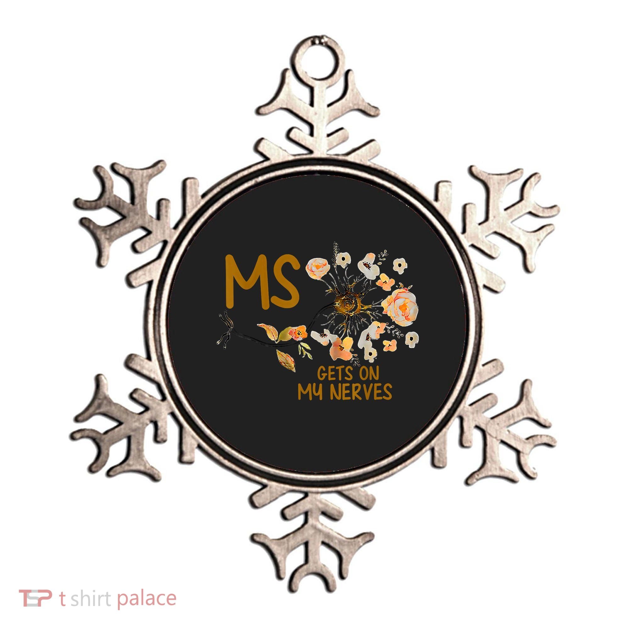 MS Gets On My Nerves Multiple Sclerosis Awareness Ornament
