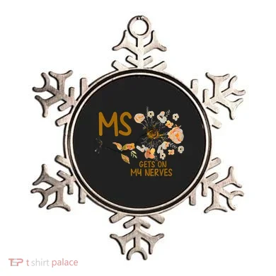 MS Gets On My Nerves Multiple Sclerosis Awareness Ornament