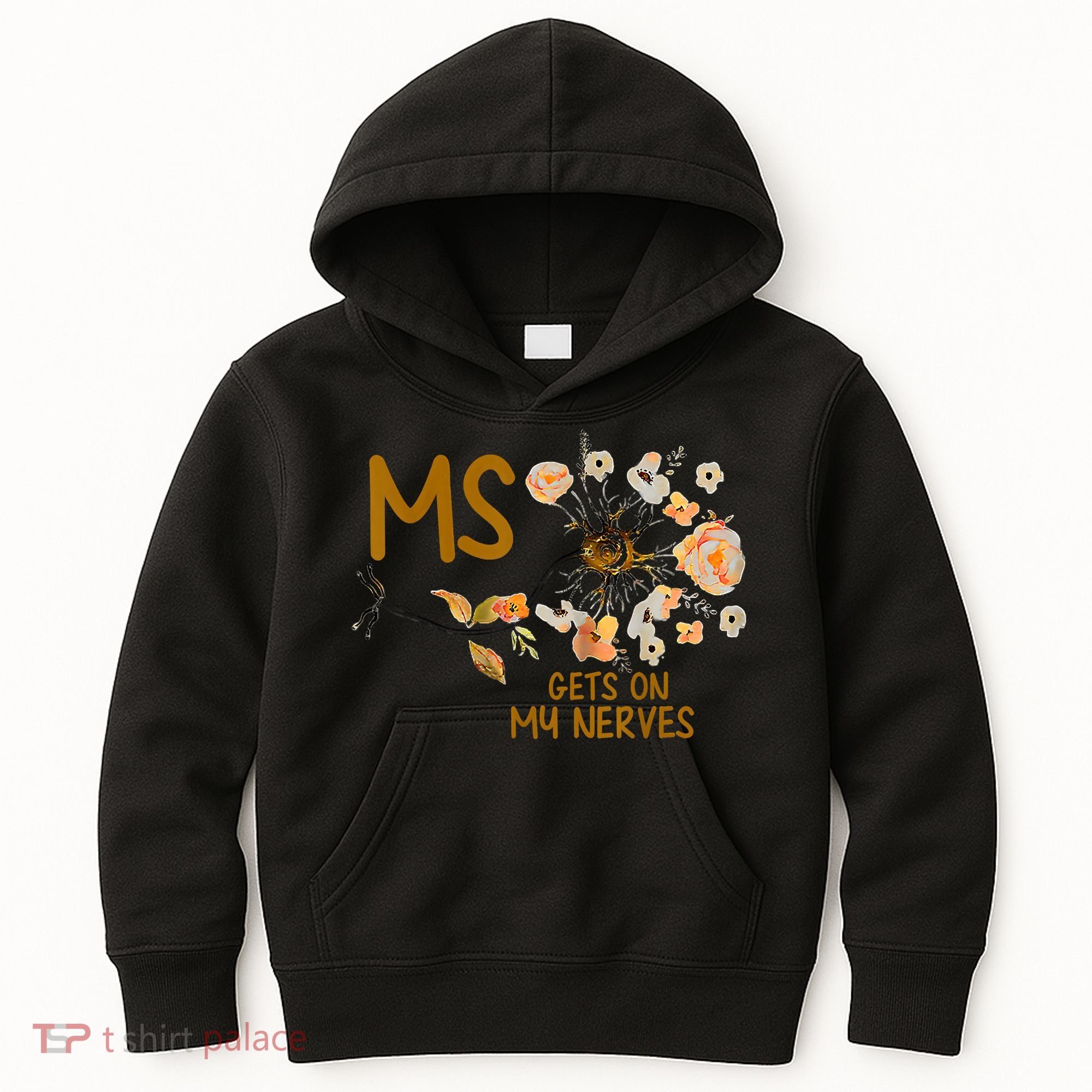 MS Gets On My Nerves Multiple Sclerosis Awareness Kids Hoodie