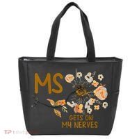 MS Gets On My Nerves Multiple Sclerosis Awareness Tote Bag thumb 0
