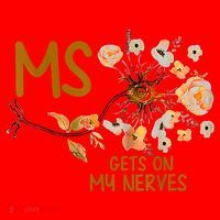 MS Gets On My Nerves Multiple Sclerosis Awareness Santa Hat thumb 1