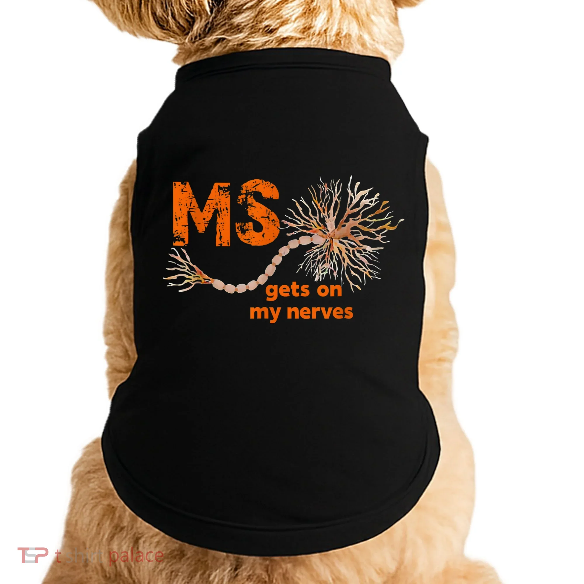 MS Get On My Nerves Multiple Sclerosis Awareness Doggie Tank