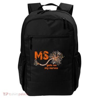 MS Get On My Nerves Multiple Sclerosis Awareness Backpack