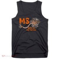 MS Get On My Nerves Multiple Sclerosis Awareness Tank Top thumb 0