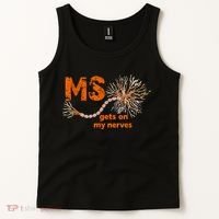 MS Get On My Nerves Multiple Sclerosis Awareness Tank Top thumb 2