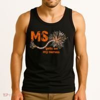 MS Get On My Nerves Multiple Sclerosis Awareness Tank Top thumb 3