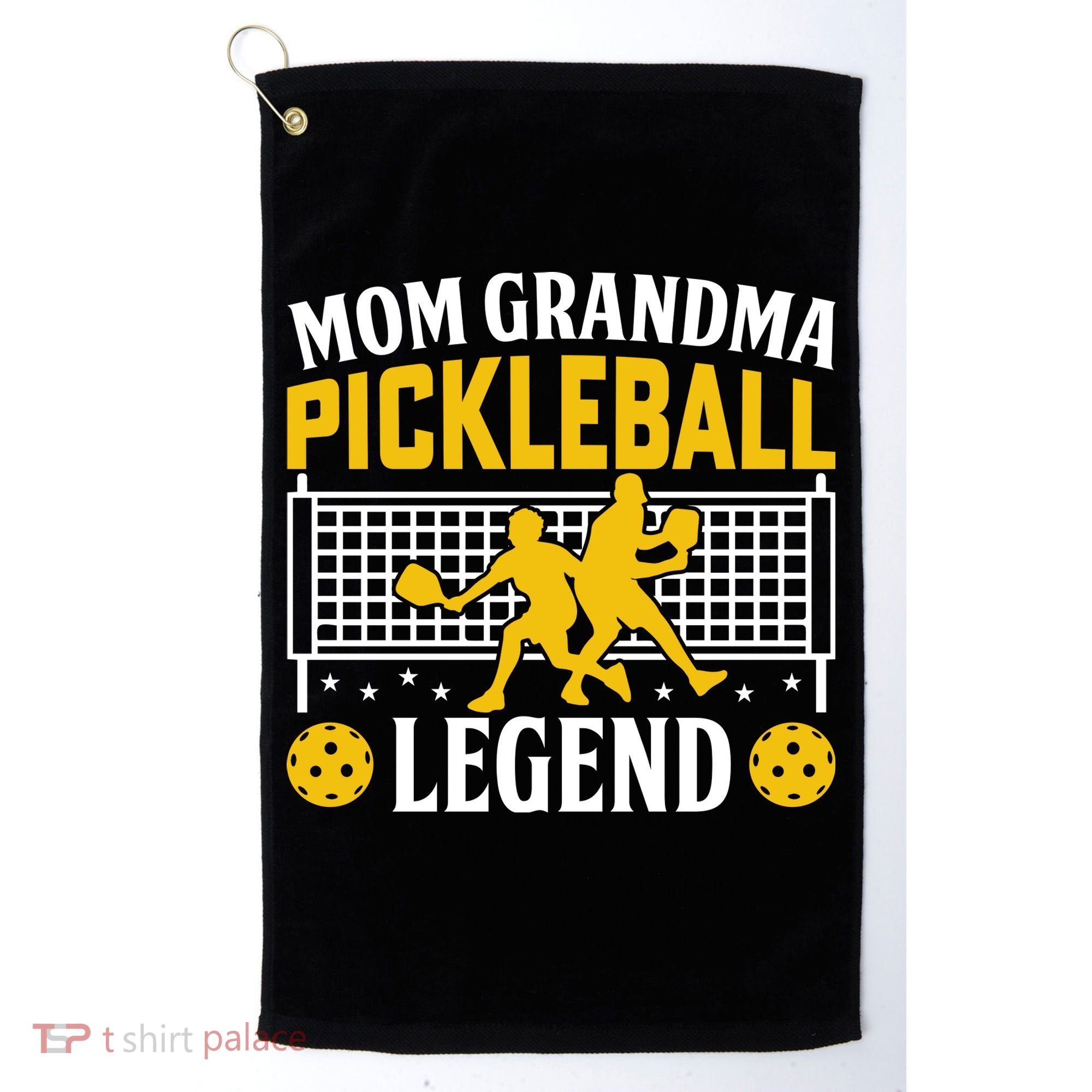 Mom Grandma Pickleball Legend Golf Towel