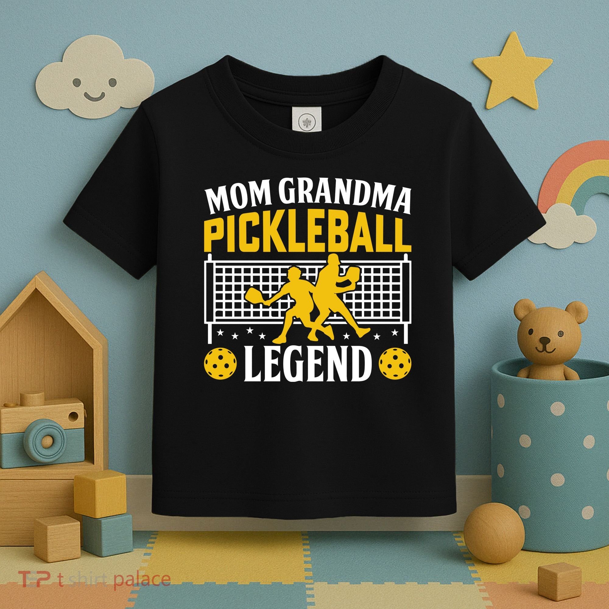 Mom Grandma Pickleball Legend Toddler T-Shirt