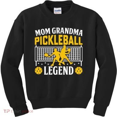 Mom Grandma Pickleball Legend Kids Sweatshirt