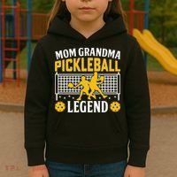 Mom Grandma Pickleball Legend Kids Hoodie thumb 3