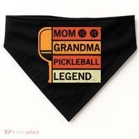 Mom Grandma Pickleball Legend Paddle Gift For Pickleball USA-Made Doggie Bandana thumb 0