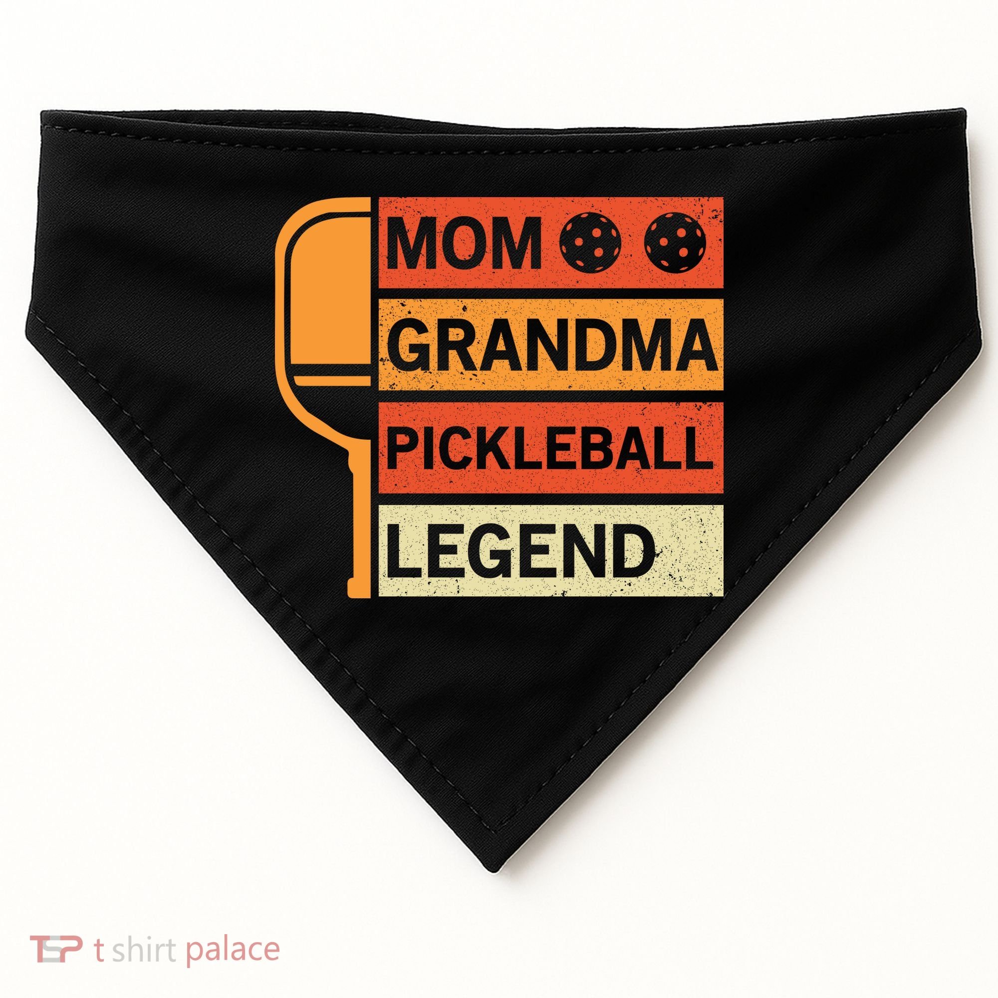 Mom Grandma Pickleball Legend Paddle Gift For Pickleball USA-Made Doggie Bandana