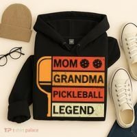 Mom Grandma Pickleball Legend Paddle Gift For Pickleball Hoodie thumb 4