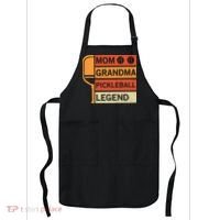 Mom Grandma Pickleball Legend Paddle Gift For Pickleball Apron thumb 0