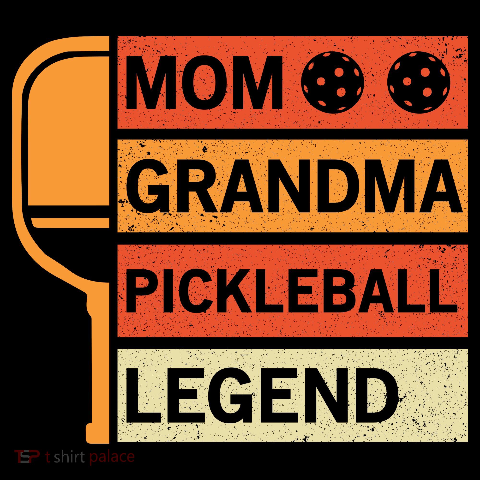 Mom Grandma Pickleball Legend Paddle Gift For Pickleball T-Shirt