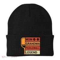 Mom Grandma Pickleball Legend Paddle Gift For Pickleball Beanie thumb 0