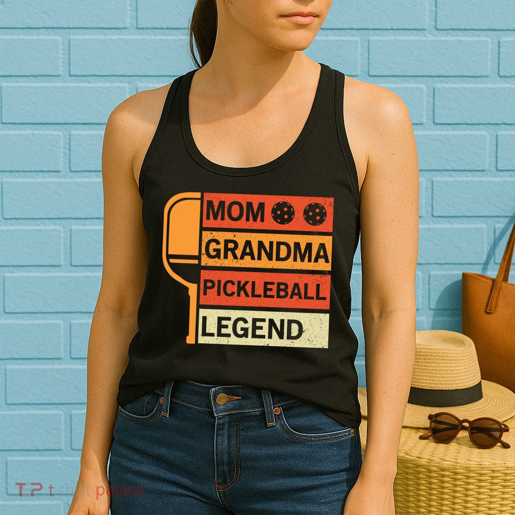 Mom Grandma Pickleball Legend Paddle Gift For Pickleball Women's Tank Top