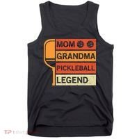 Mom Grandma Pickleball Legend Paddle Gift For Pickleball Tank Top thumb 0