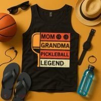 Mom Grandma Pickleball Legend Paddle Gift For Pickleball Tank Top thumb 4