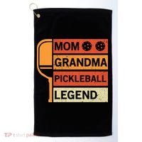 Mom Grandma Pickleball Legend Paddle Gift For Pickleball Golf Towel thumb 0