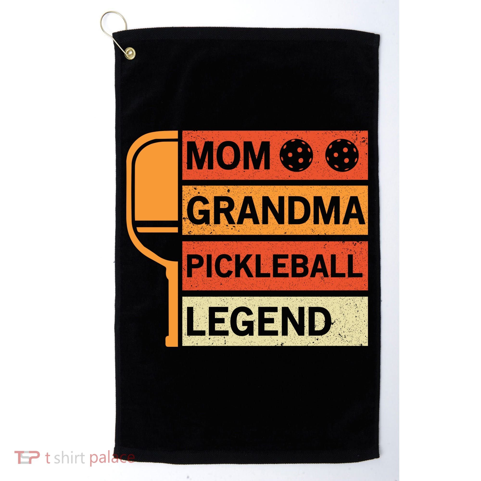 Mom Grandma Pickleball Legend Paddle Gift For Pickleball Golf Towel