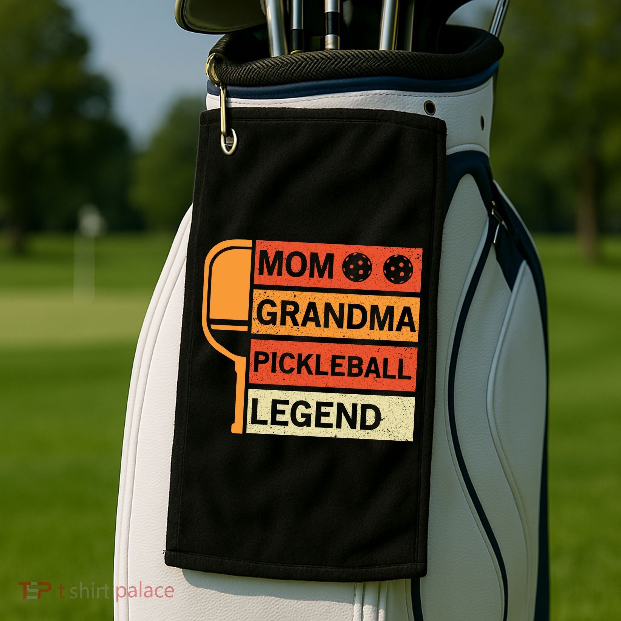 Mom Grandma Pickleball Legend Paddle Gift For Pickleball Golf Towel