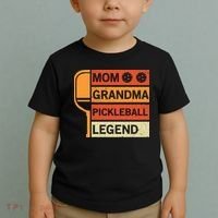 Mom Grandma Pickleball Legend Paddle Gift For Pickleball Toddler T-Shirt thumb 2