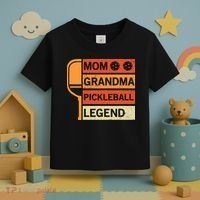 Mom Grandma Pickleball Legend Paddle Gift For Pickleball Toddler T-Shirt thumb 3